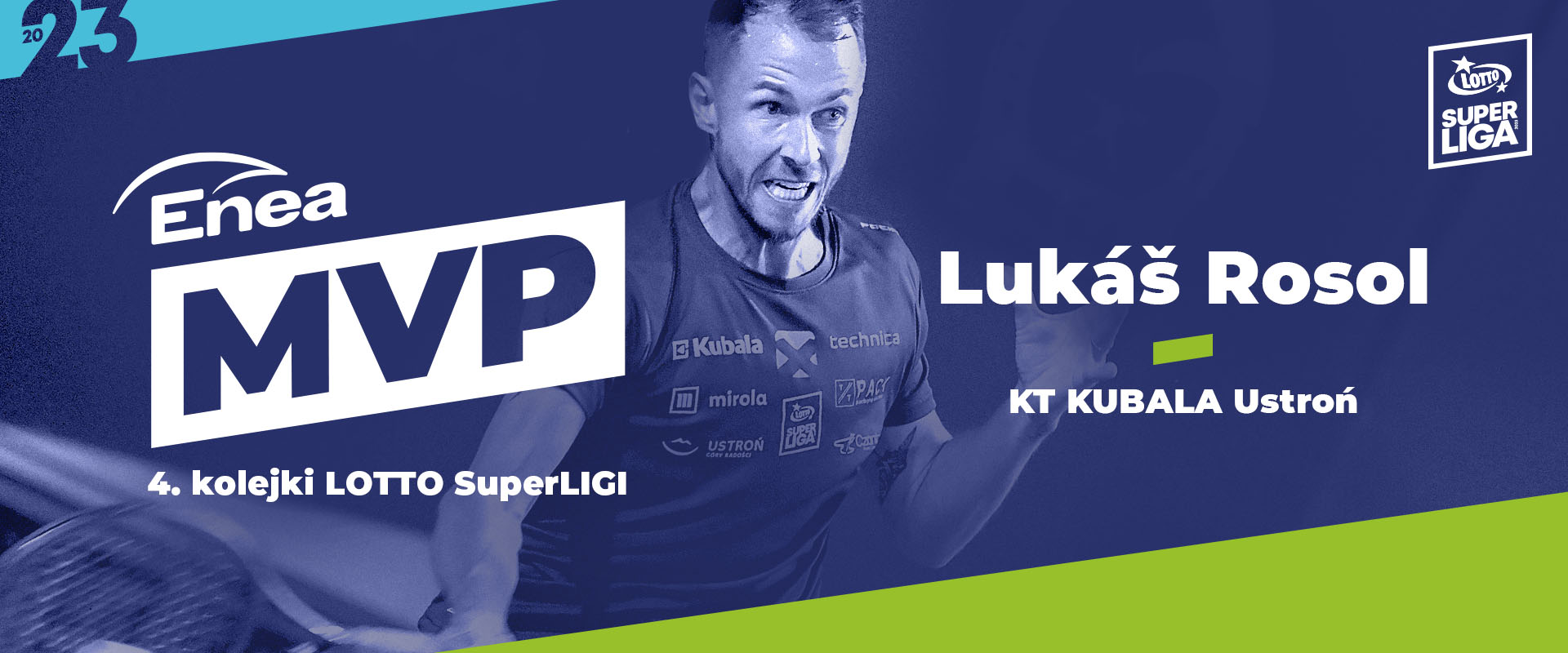 Lukas Rosol - Enea MVP 4. kolejki